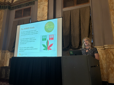 Angela presenting