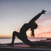 Person doing yoga