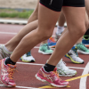 shoes running on track