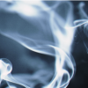 smoke on black background