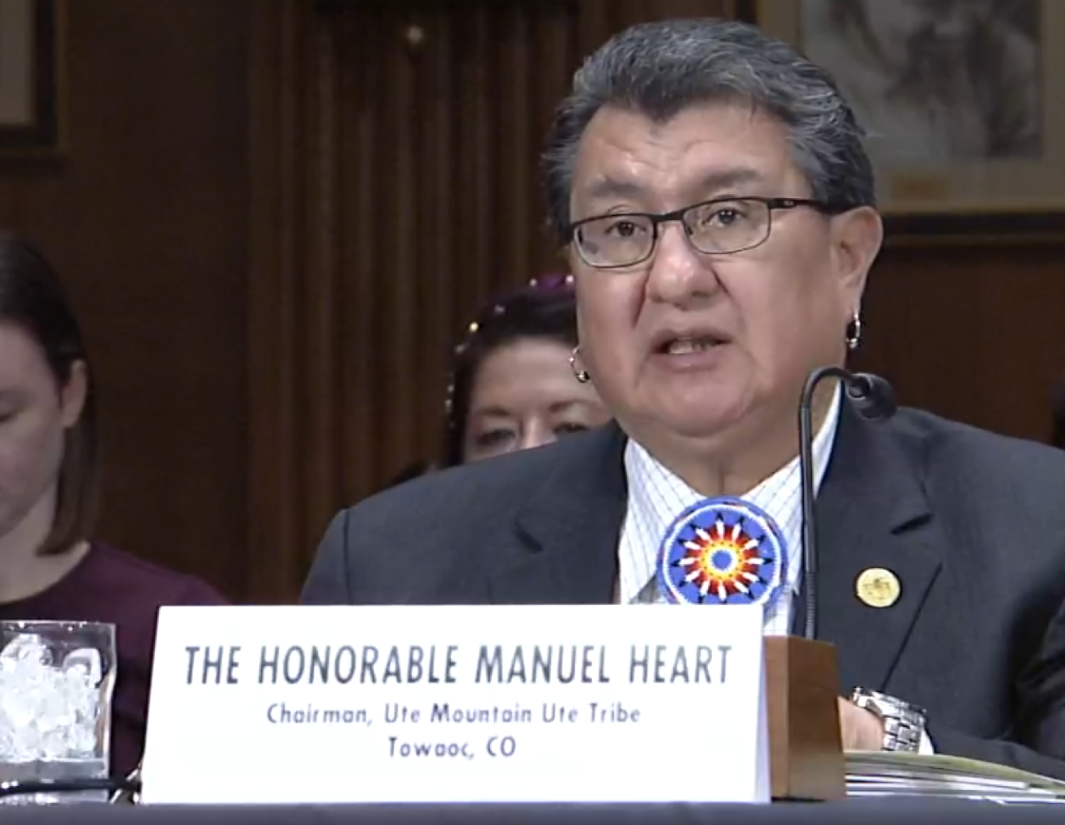 Manuel Heart, Ute Mountain Ute Chairman