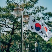 Korean flags 
