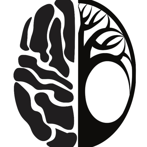 A vector illustration of a brain, the RAD Lab's logo