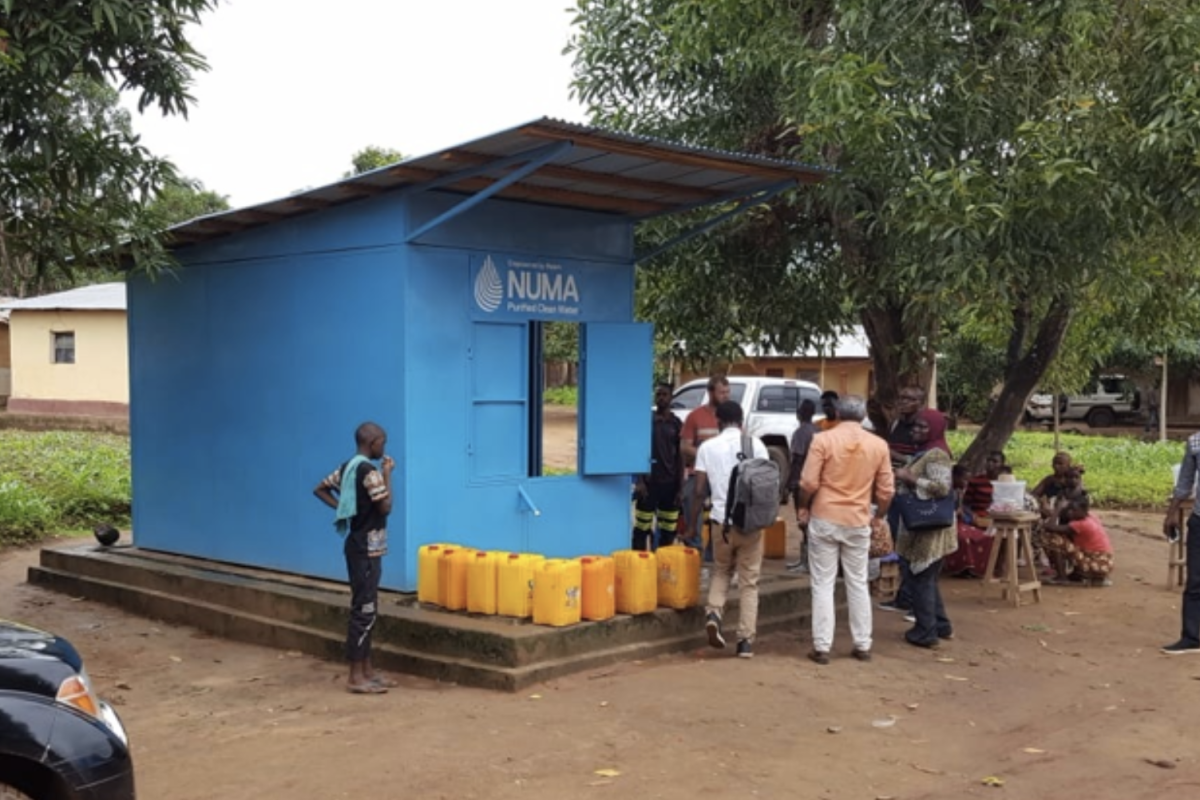 NUMA water kiosk