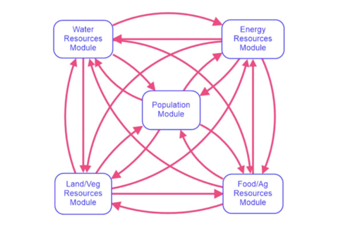 System dynamics causal loop diagram