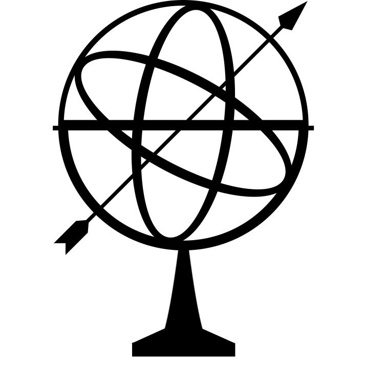 The RAP logo which is an armillary