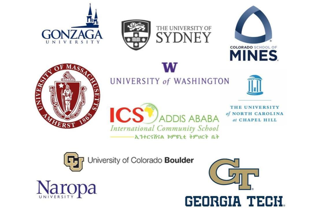 Colleges and universities that host MCGE alumni