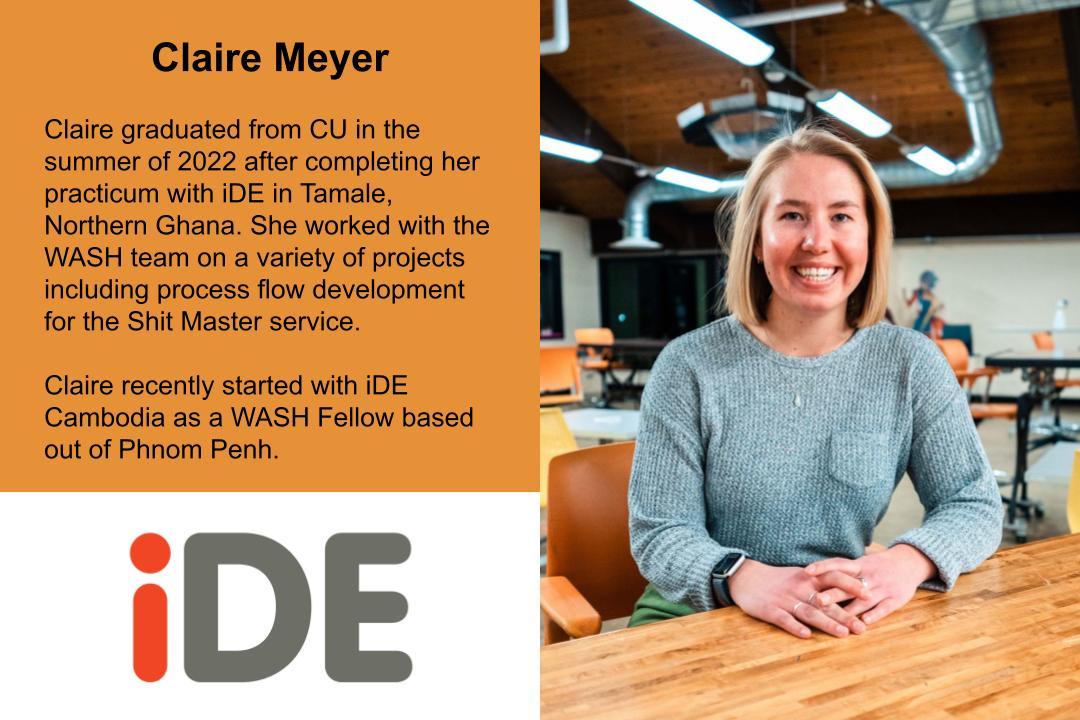 Claire Meyer alumni card