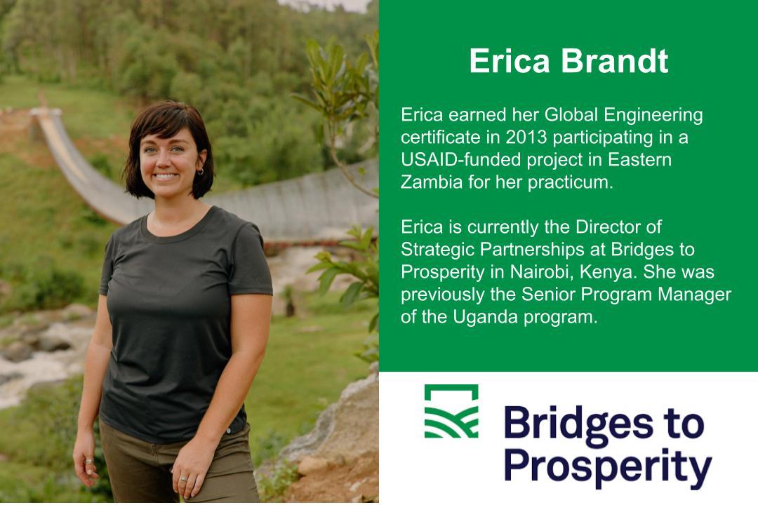 Erica Brandt alumni card
