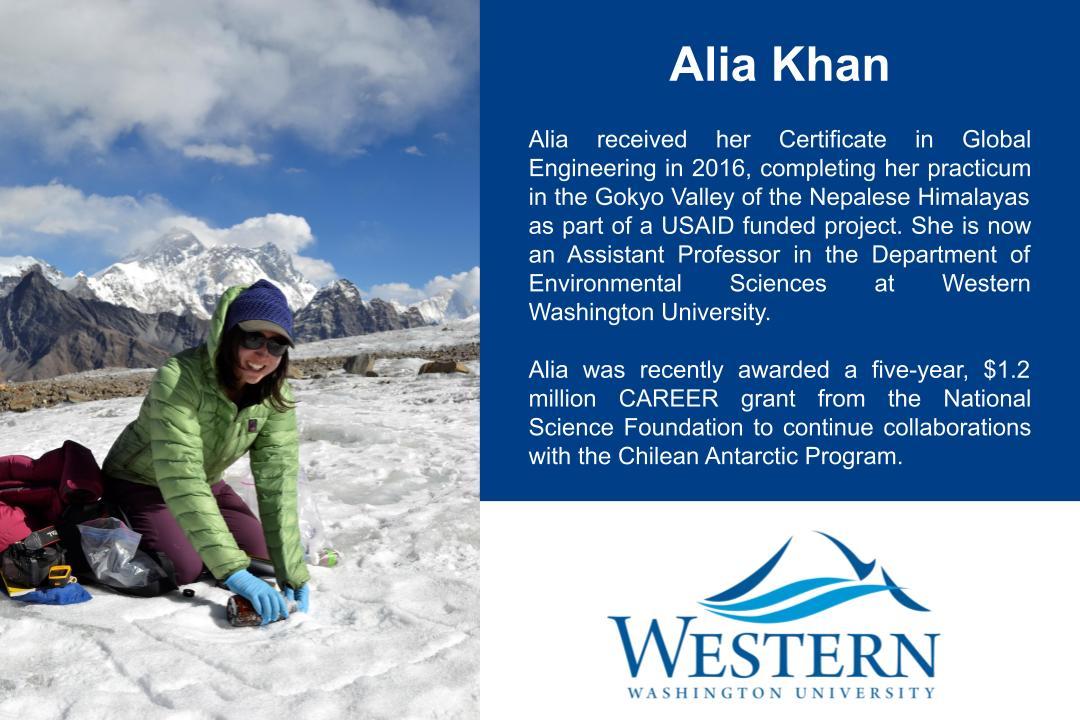 Alia Khan alumni card