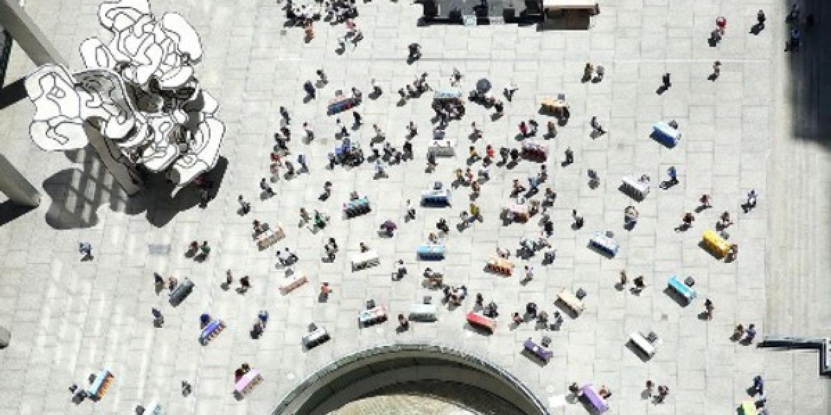 aerial shot of Central Park