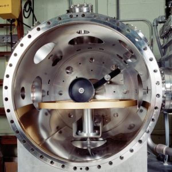 Mars Pathfinder abrasive wheel experiment inside space mechanisms accelerated test chamber.