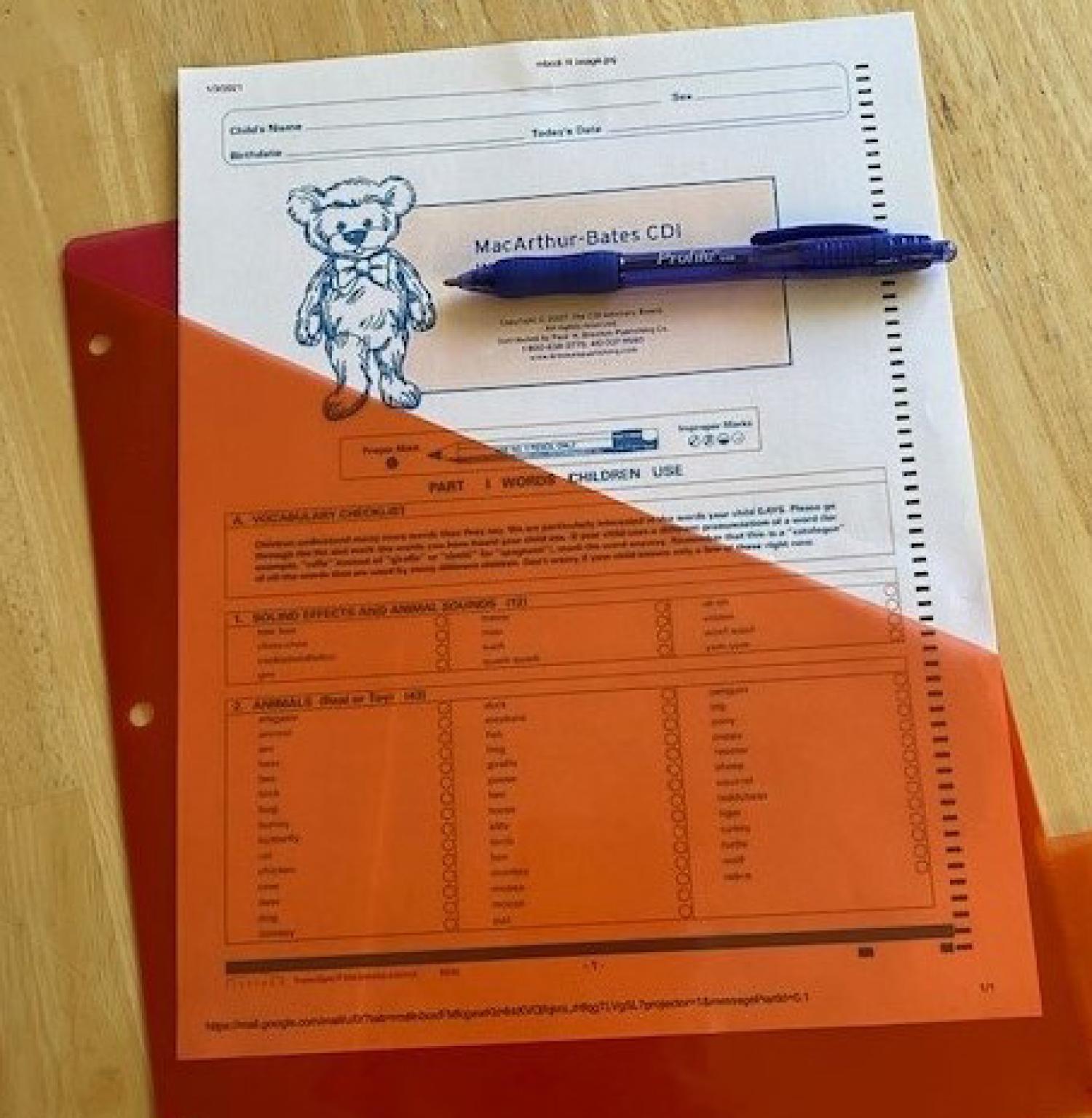 MBCDI form