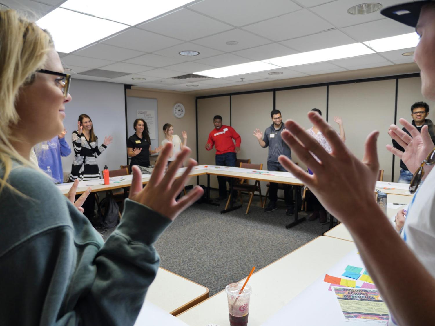 CU boulder students engage in a classroom lecture