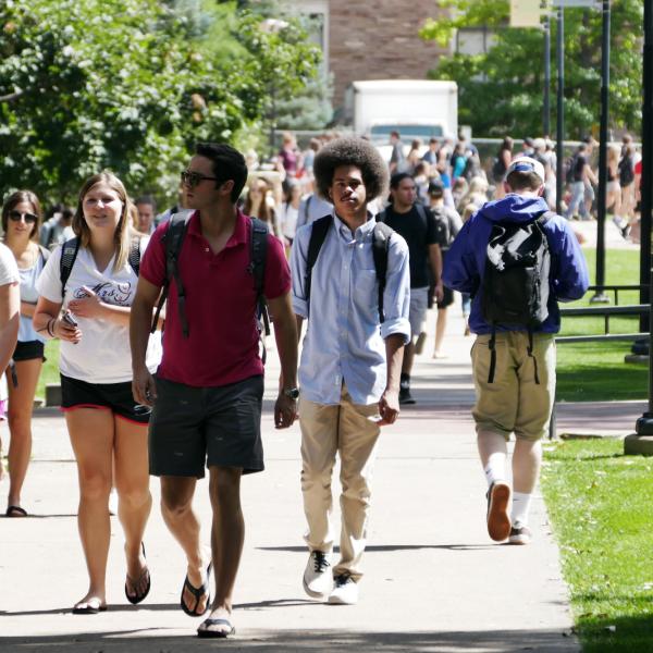 Students Walking