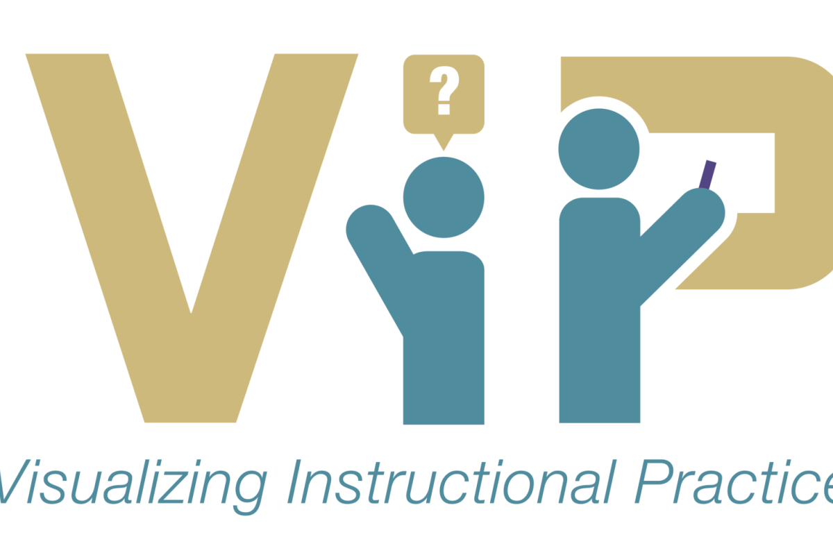 the letter VIP in gold font with blue colored outlines of people making up the letter I and the arm of the letter P
