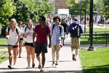 Students Walking