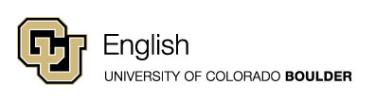 Department of English Logo