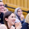 students engaged in class