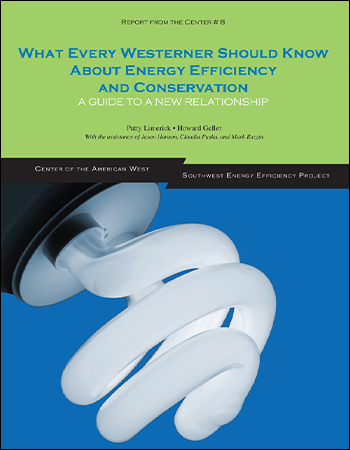 What Every Westerner Should Know About Energy Efficiency and Conservation