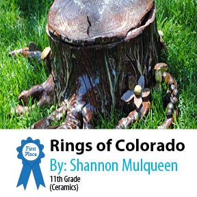 Rings of Colorado, First place winner for Student Art Contest