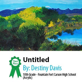 Untitled, Third place winner for Student Art Contest