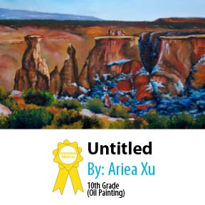 Untitled, Honorable Mention for Student Art Contest by Ariea Xu