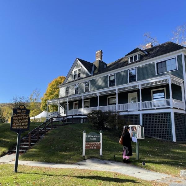 Zane Grey house located in Lackawaxen, Pennsylvania
