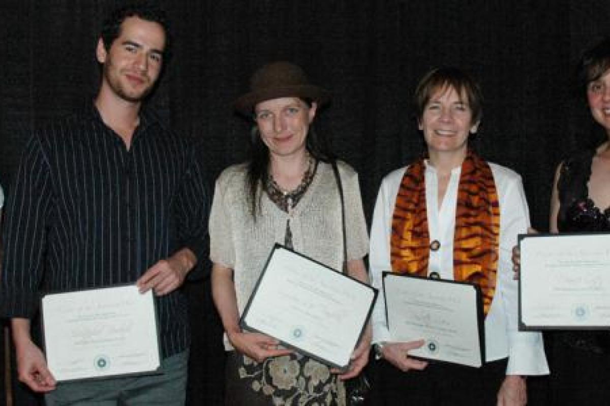 2009 Thompson Writing Award Winners