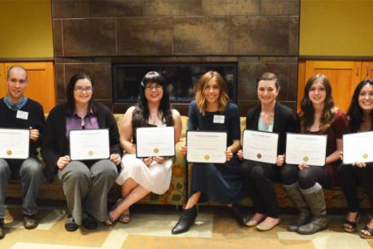2015 Thompson Writing Award Winners