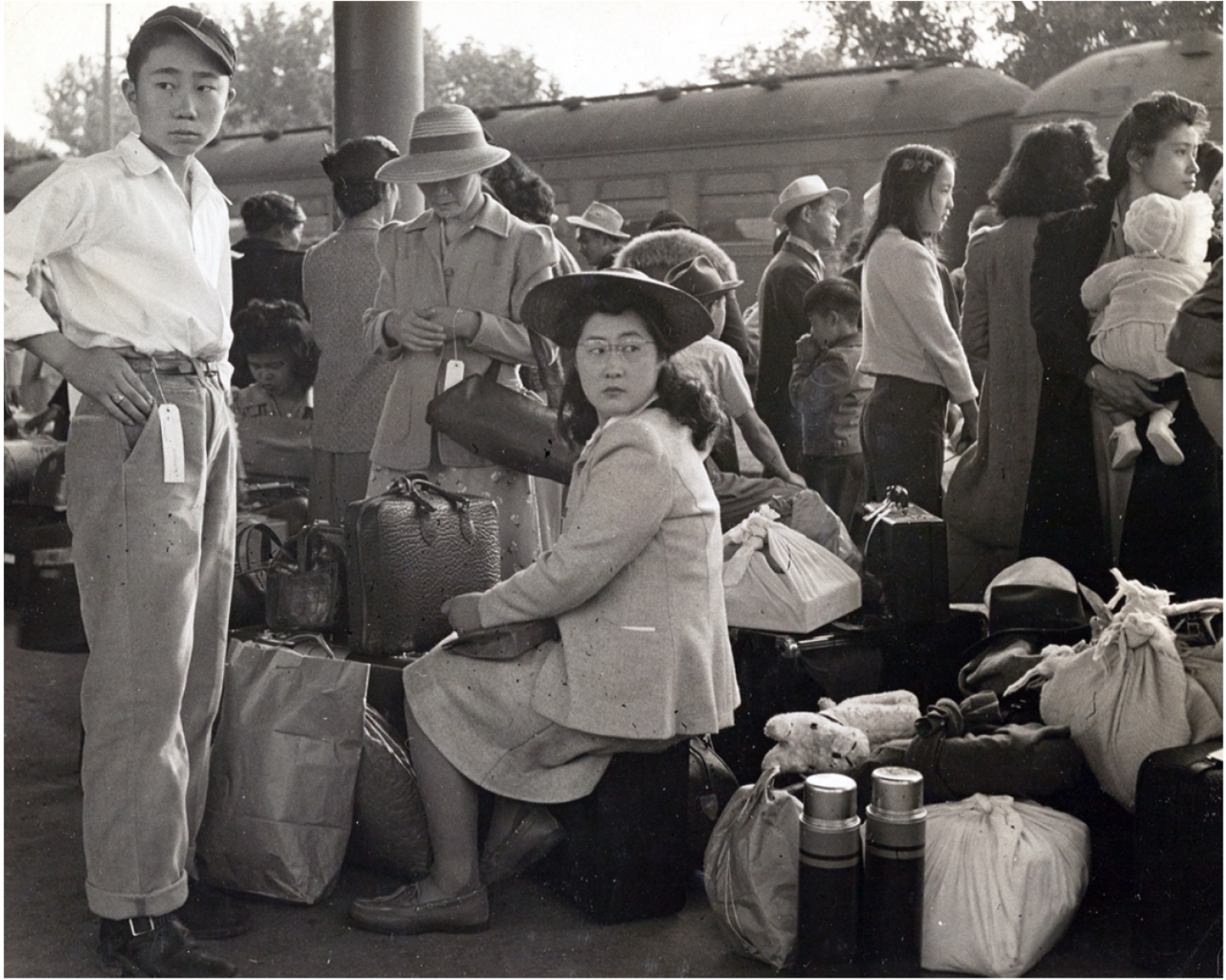 Photo by Dorothea Lange, The Bancroft Library’s War Relocation Authority collection, WRA no. C-492