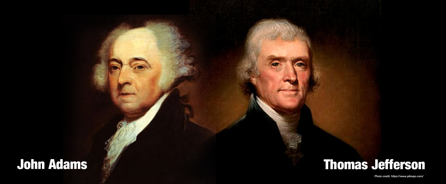 Thomas Jefferson and John Adams