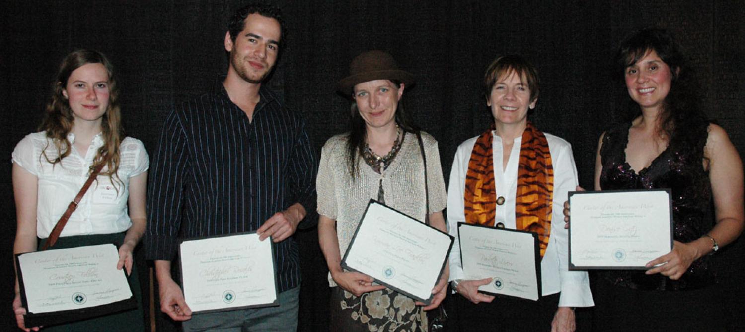 photo of 2009 Writing Award Winners