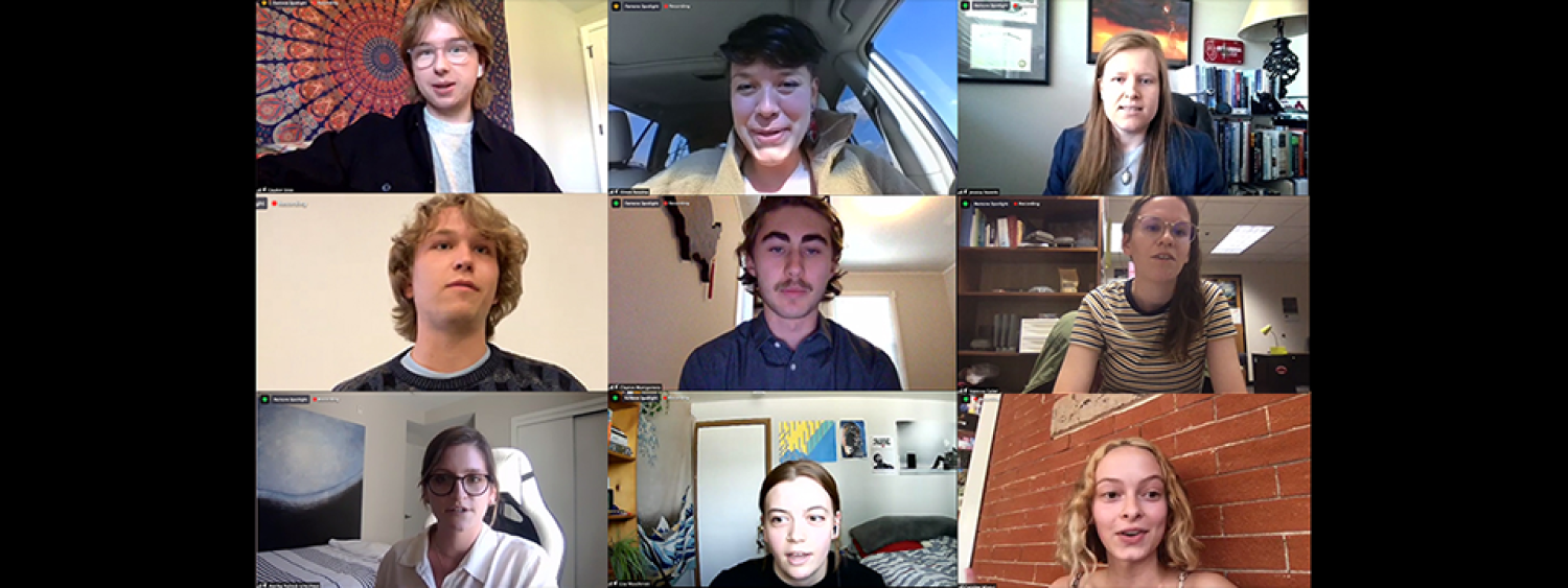 Winners left to right: Cayden Stice, Eileen Roscina, Jessica Jane Voveris, Luke J. Eberwein, Clayton Montgomery, Vanessa Gabel, Annika Elizabeth Rollock, Lisa Muschinski, and Caroline Eleanor Wiygul.