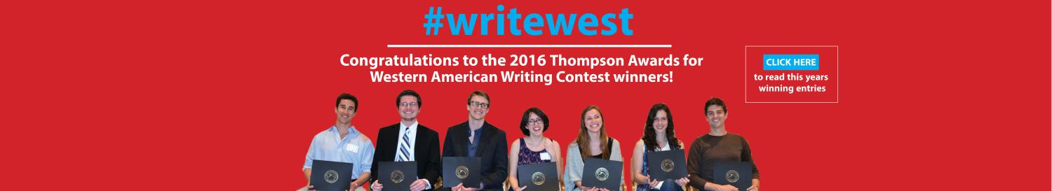 2016 Writing Award Winners