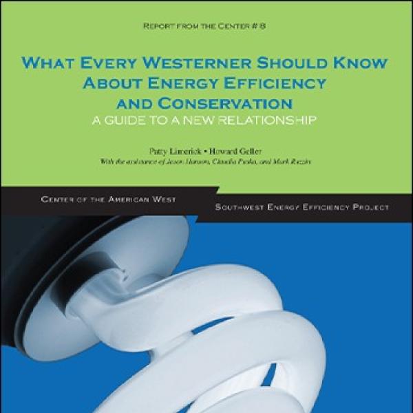 What Every Westerner Should Know About Energy Efficiency and Conservation