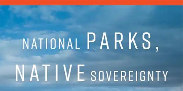 Book cover for National Park, Native Sovereignty featuring Devil's Tower