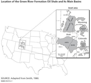 Map of the Green River