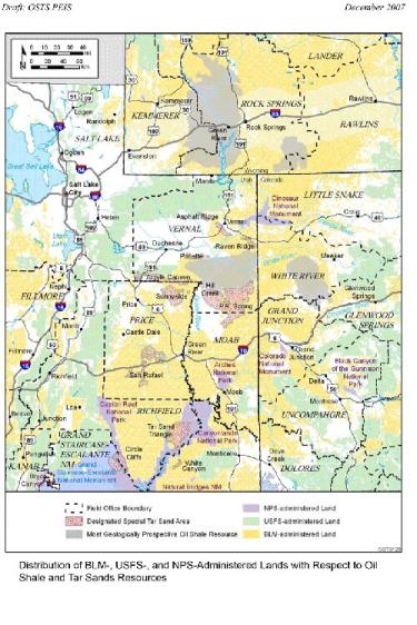 Map of Public and Private Lands