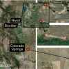 Satellite image of the greater Boulder/Denver /Colorado Springs area