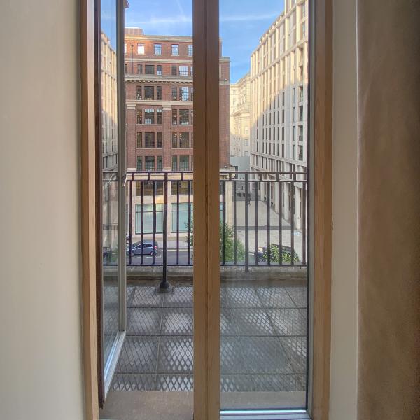 Window and balcony view