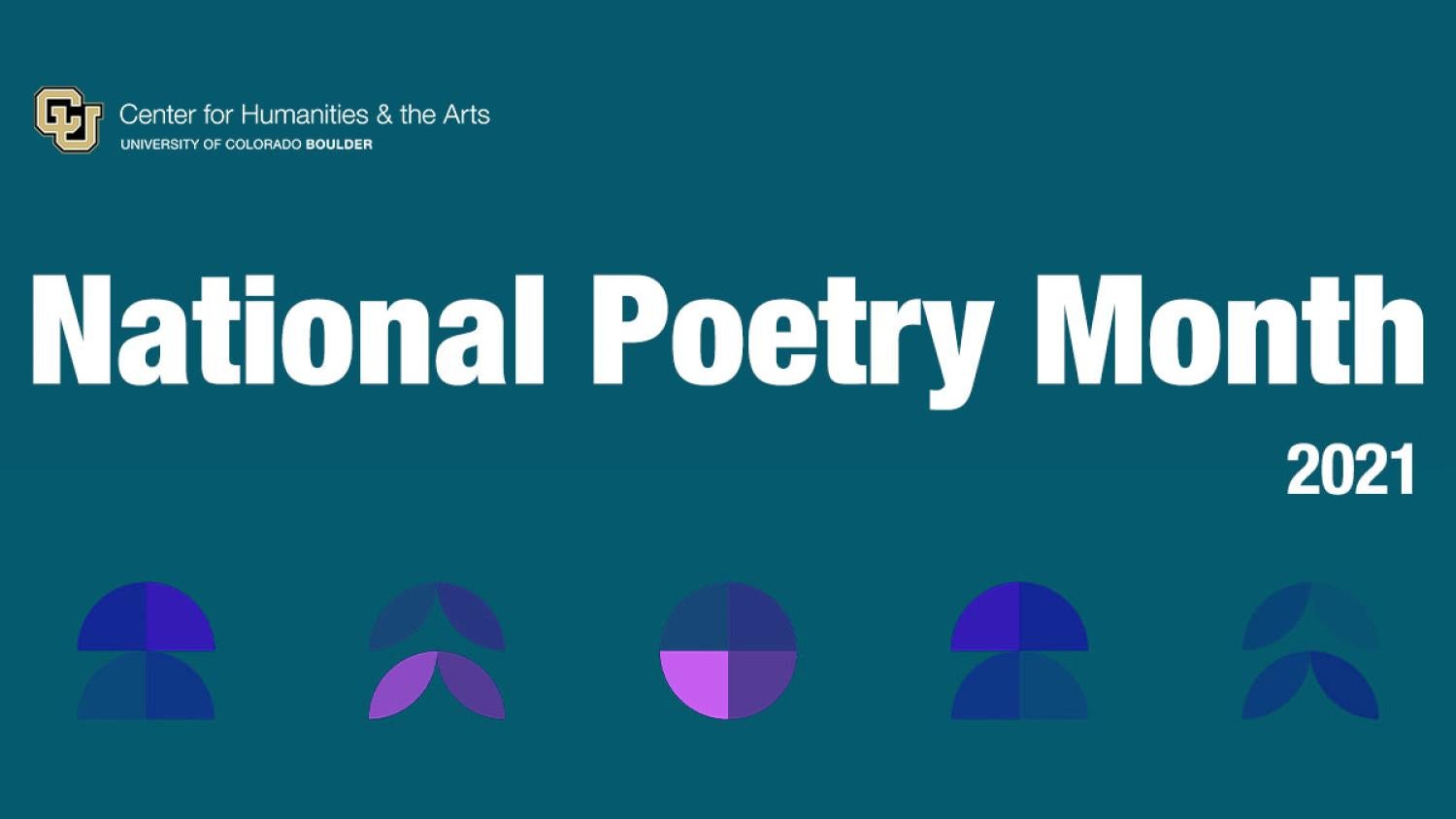 National Poetry Month graphic