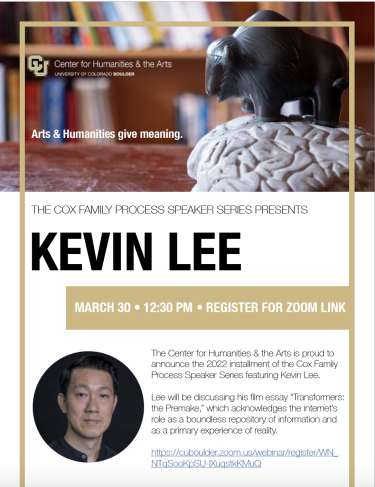 cox family process speaker series event flyer