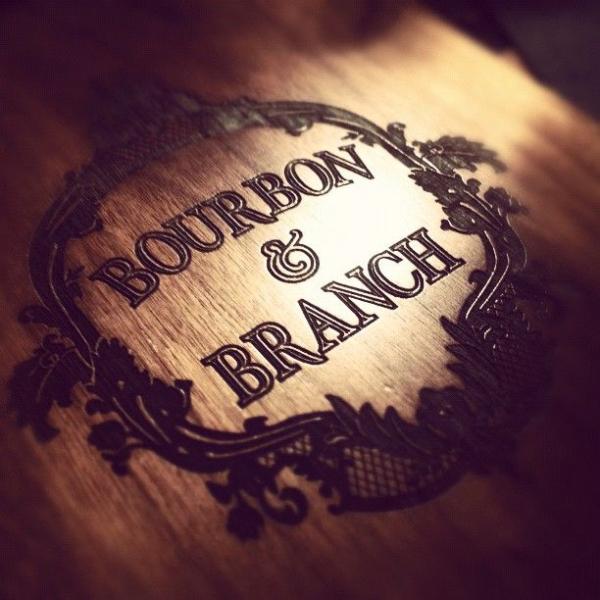 Bourbon and Branch logo