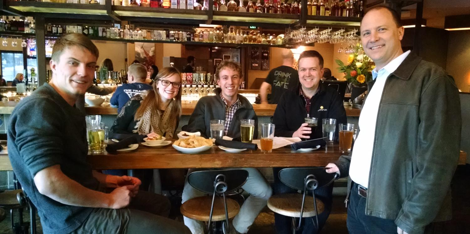 Mixer at Fate - Andrew Adrienne Rich Ryon and Joe