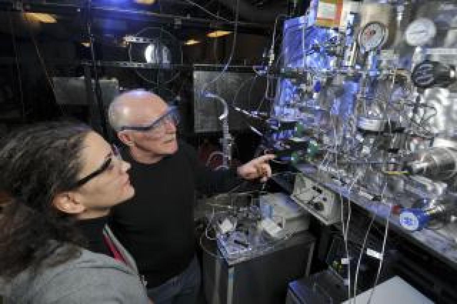 Richard Noble in lab