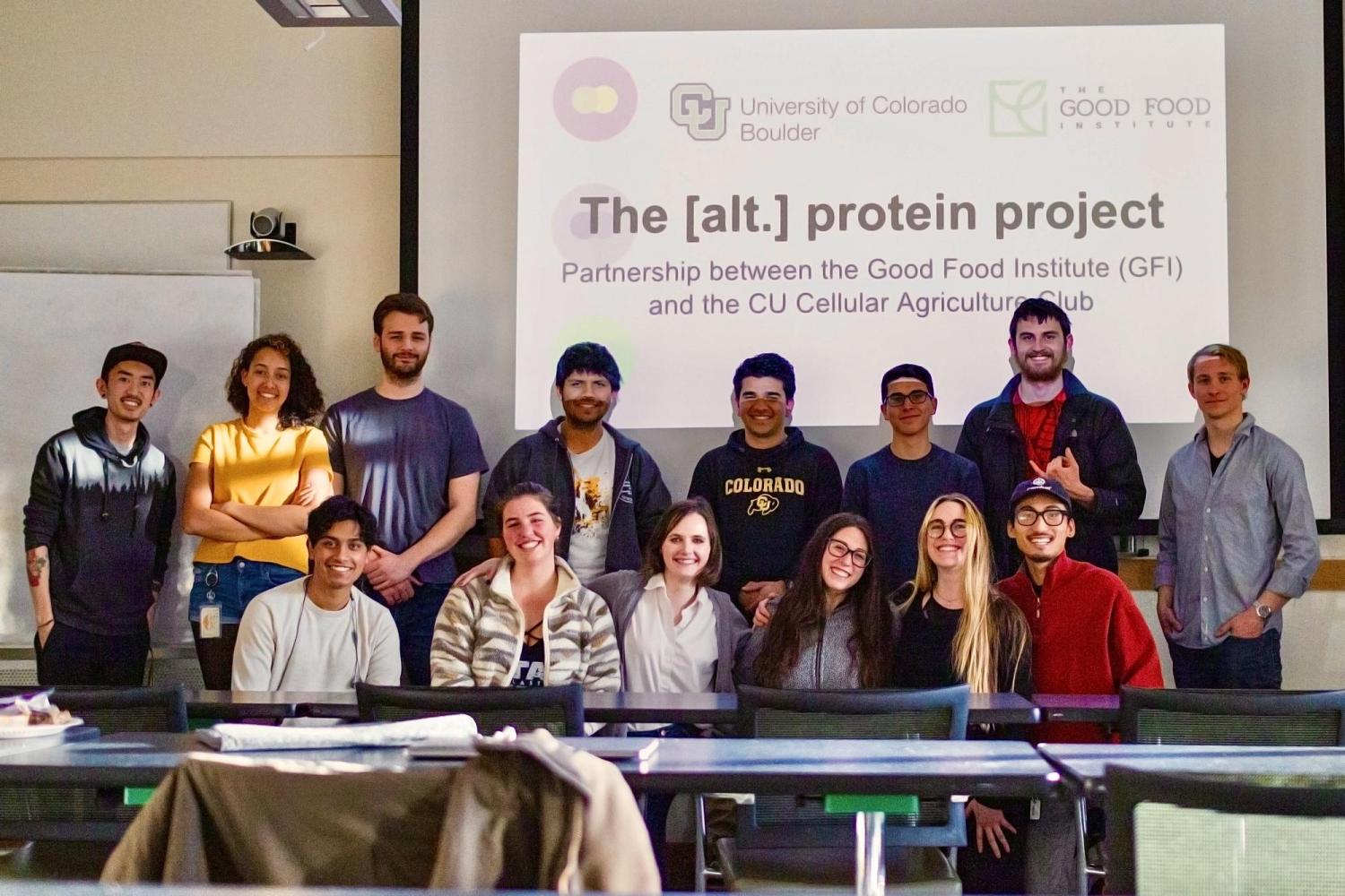 Student members of the Boulder Alternative Protein Project.