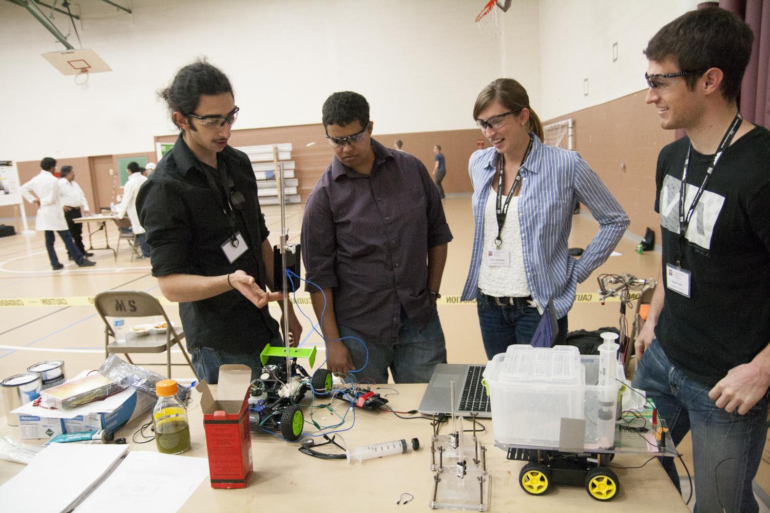ChBE students at AIChE Regional Conference Chem-E-Car Competition