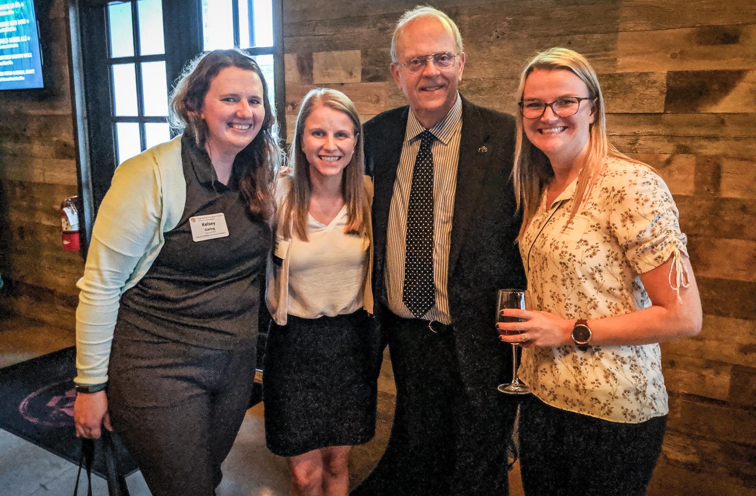 Kelsey Gating, Julie Surfus, David Clough and Kelly Germann