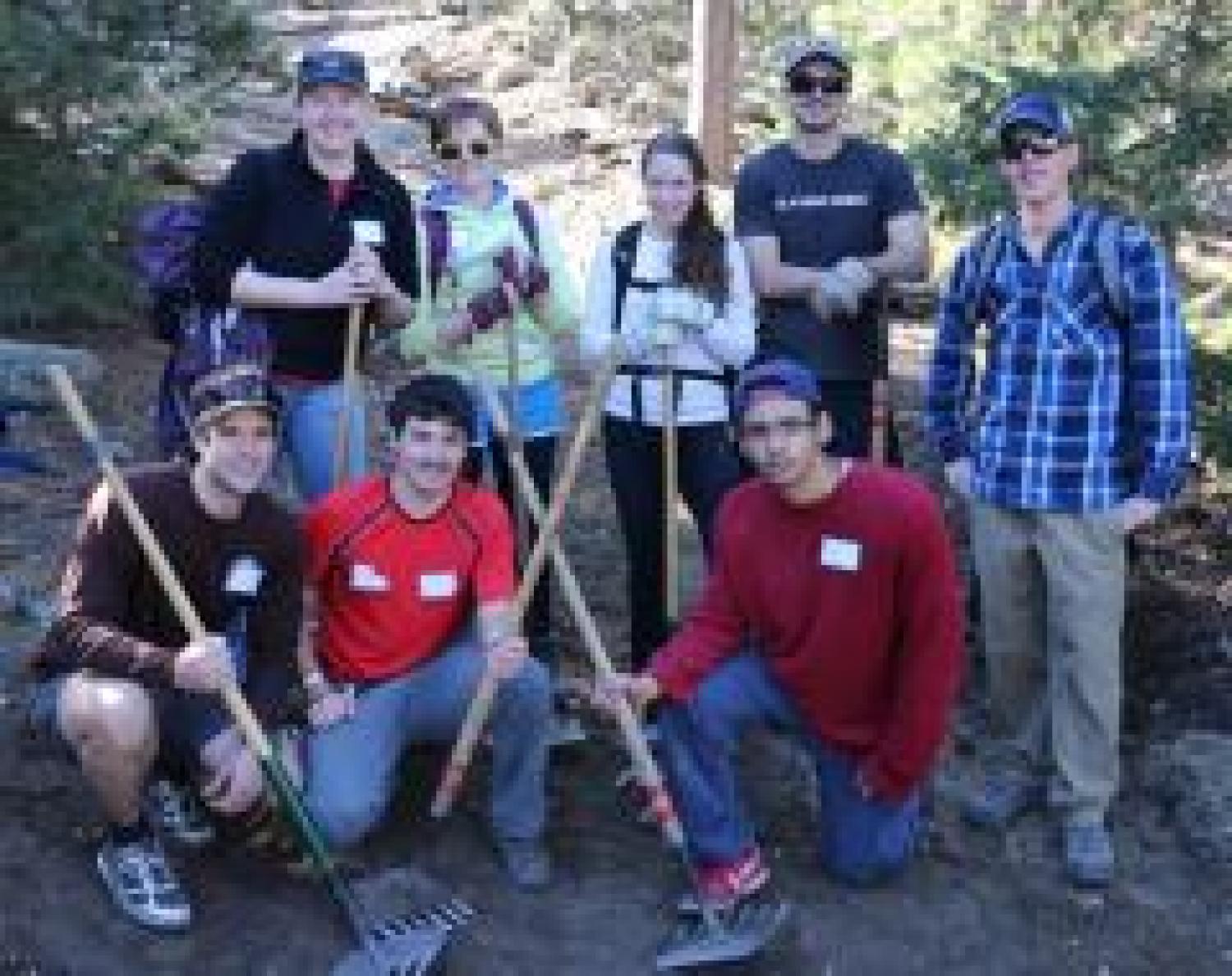 trail work at Walker Ranch